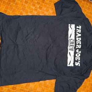 Trader Joe's Crew Short Sleeve T-Shirt - Black